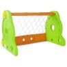 Cage de foot vert et orange pour enfants