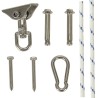 Hammock bracket ceiling mount swings