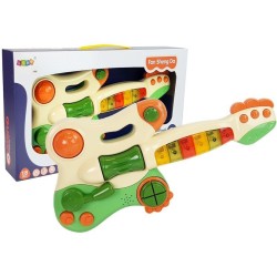 Piano guitare interactif pour enfants, son vert clair