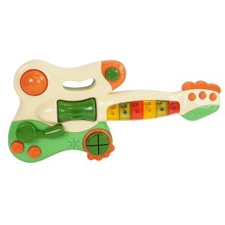 Piano guitare interactif pour enfants, son vert clair