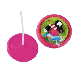 Balançoire ronde en forme de disque de jardin pour enfants, rose 423