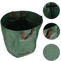 Garden leaf waste garbage can 270l bag large