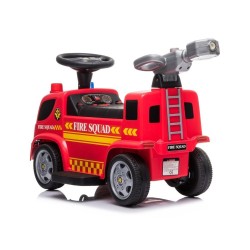 Voiture porteur pour enfant Pompiers Canon Bulles de savon Son Support de batterie