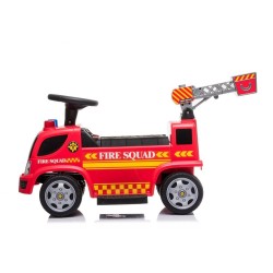 Voiture porteur pour enfant  Pompiers Échelle Bulles de savon Sons Fonctionne sur piles