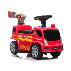 Voiture porteur pour enfant  Pompiers Échelle Bulles de savon Sons Fonctionne sur piles